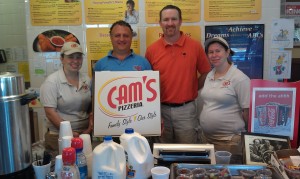 Cam's Pizzeria (Tony Calascibetta) helping out