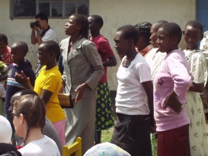 World Teacher Aid Churc Service with Women Dancing