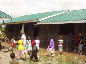 Helping to build a school In Nakuru Kenya