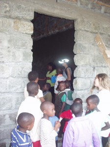 Checking out the School building under construction