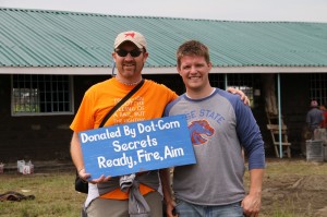 Dave Gardner and Russell Brunson on the World Teacher Aid Kenya trip through Dot Com Secrets X